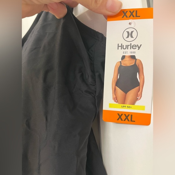 Hurley NWT Black One Piece Swimsuit Sleek Design, Women’s Sz XXL - Picture 10 of 13
